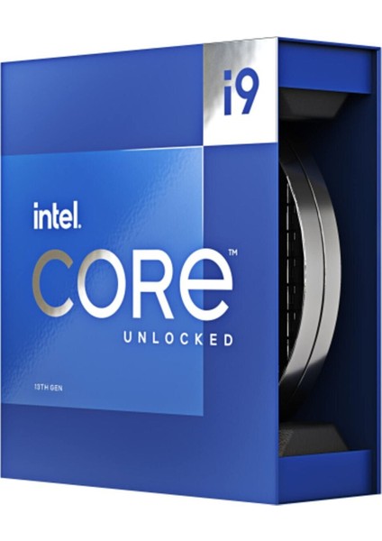 Intel I9-13900K 24 Core, 3.00GHZ, 36MB, 125W, LGA1700, 13.nesil, Box, (Grafik Kart Var, Fan Yok)