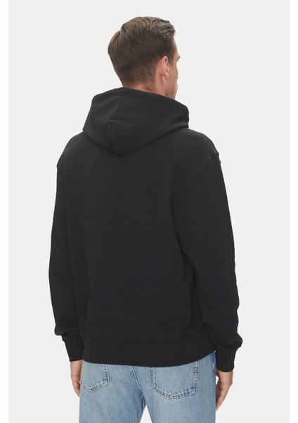 Erkek Ls Eu 350 Terry Kapüşonlu Sweatshirt - Siyah