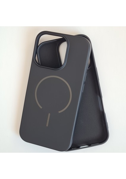 iPhone 16 Pro (6.3inc) Magsafe ile Uyumlu Yumuşak Soft Mükemmel Manyetik Esnek Silikon Kılıf