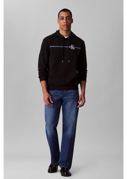 Erkek Ls Eu 350TERRY Sp Ck Str Graphıc Sweatshirts