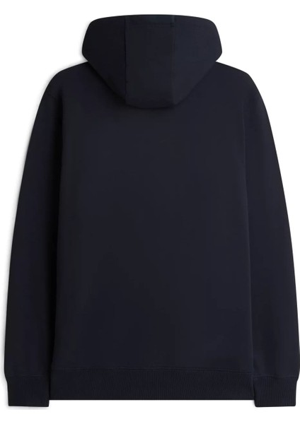 Erkek Essential Terry Kapüşonlu Sweatshirt - Lacivert