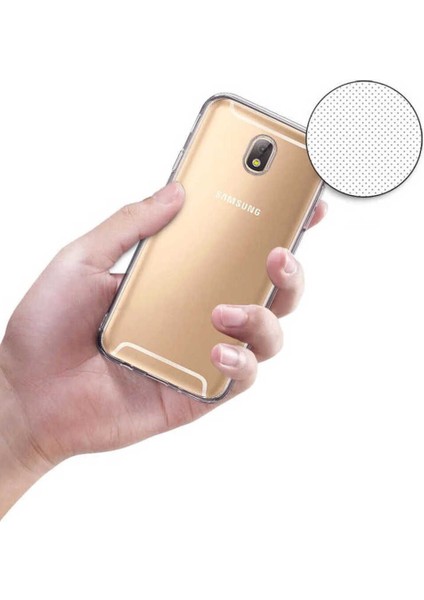 Samsung Galaxy J530 Pro Uyumlu Dayanıklı ve Esnek Şeffaf Renksiz Kılıf fırsatları