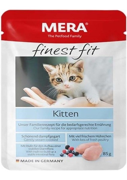 Finest Fit Kitten Pouch Yavru Kedi Konservesi 85 gr