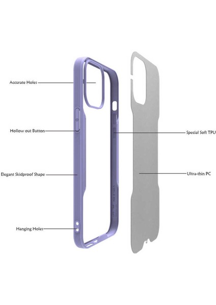 Apple iPhone 12 Pro Uyumlu Kılıf 0,2mm Ultra Ince Kamera Lensi Korumalı fiyatları