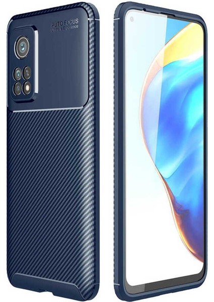 Xiaomi Mi 10T Pro 5g Kılıf Karbon Fiber Görünümlü Ultra Ince Carbon Case