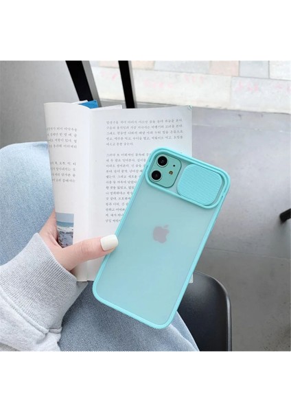 Apple iPhone 13 Uyumlu Kılıf Kamera Kapaklı Lens Korumalı Mat Arka Kenarlı Renkli Dayanıklı fiyatları