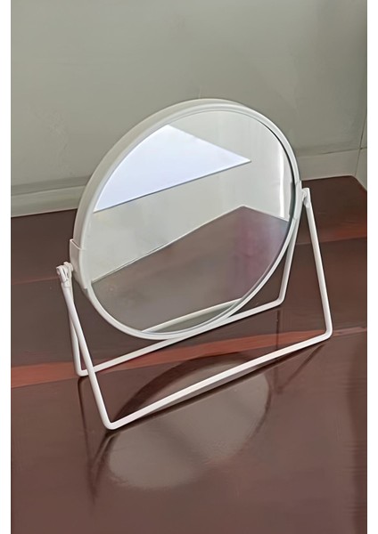 Masa Üstü 15 cm 2x Büyüteçli Çift Taraflı 360°DÖNEN Metal Masa Aynası MT167BY modelleri