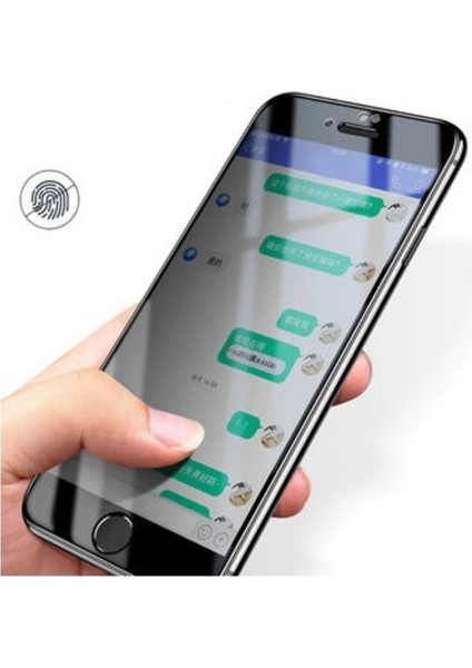 Apple Iphone Se 2020 Uyumlu Hayalet Özellikli Yanlardan Görünmeyen Ekran Koruyucu Siyah