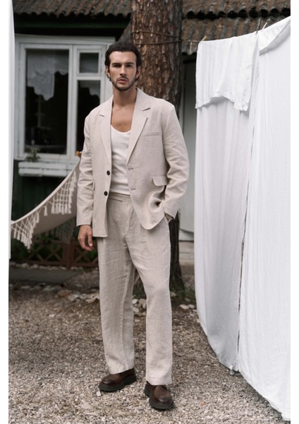 Carlo Naturel Keten Erkek Blazer fiyatları