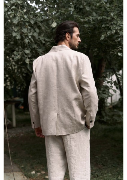 Carlo Naturel Keten Erkek Blazer indirimleri