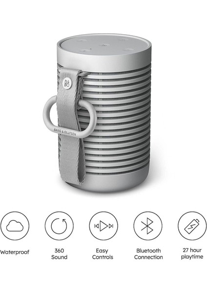 Beosound Explore - Bluetooth Hoparlör - Su Geçirmez, Taşınabilir, Dış Mekan Koşulları