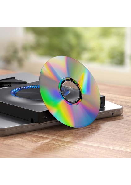 Harici Dvd-Rw Cd/dvd Sürücü – Usb-C/3.0, USB Hub ve Sd Kart Girişli, Slim Taşınabilir Optik Sürücü