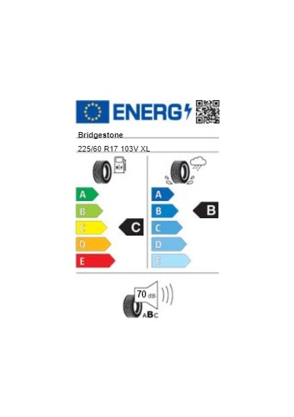 225/60 R17 103V Xl Turanza All Season 6 Oto 4 Mevsim Lastiği (Üretim Yılı:2024)