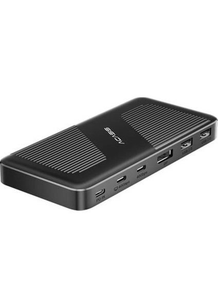 DS9003 11 In 1 Usb-C Docking Station, Intel JHL7440 Chipset, 2x Type-C 40GBPS, 8K60Hz Dp, 1x USB 3.0 - 4x USB 2.0, 2x Type-C 5gbps, Pd 100W, Windows/mac Os Uyumlu (Adaptörlü)