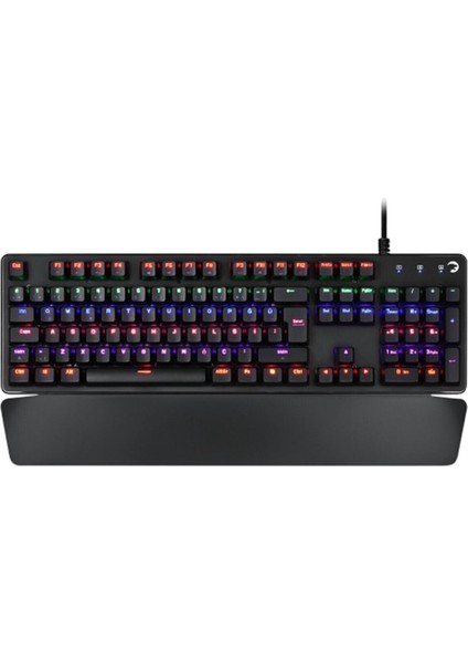 Calypso Rainbow Optik Mekanik Blue Switch USB Gaming Klavye