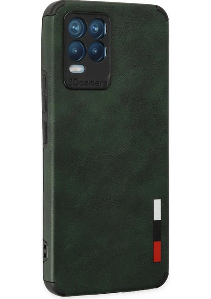 Realme 8 Kılıf Loop Deri Silikon - Yeşil Svlrs