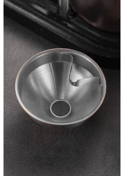 Çelik 10 Cm. Kafe Restaurant Kapaklı Yuvarlak Kül Tablası Küllük CIN899GR