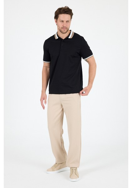 Erkek Amerikan Stil Polo Yaka T-Shirt Rahat Kesim, Yazlık Spor Tişört 5030