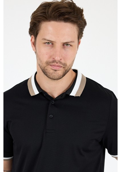 Erkek Amerikan Stil Polo Yaka T-Shirt Rahat Kesim, Yazlık Spor Tişört 5030 fırsatları