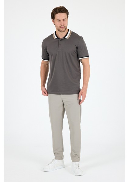 Erkek Amerikan Stil Polo Yaka T-Shirt Rahat Kesim, Yazlık Spor Tişört 5030