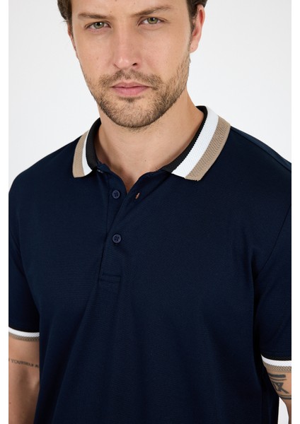 Erkek Amerikan Stil Polo Yaka T-Shirt Rahat Kesim, Yazlık Spor Tişört 5030 fırsatları