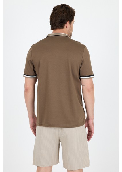 Erkek Amerikan Stil Polo Yaka T-Shirt Rahat Kesim, Yazlık Spor Tişört 5030 indirimleri