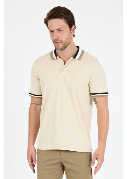Erkek Amerikan Stil Polo Yaka T-Shirt Rahat Kesim, Yazlık Spor Tişört 5030 fırsatları