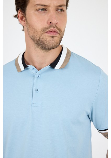 Erkek Amerikan Stil Polo Yaka T-Shirt Rahat Kesim, Yazlık Spor Tişört 5030 fırsatları