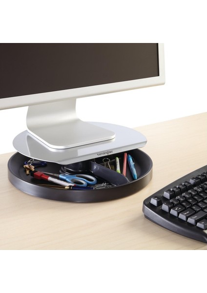 Smartfit Döner Monitör Standı, Ayarlanabilir Yükseklik, Gri &amp; Siyah, 60049EU