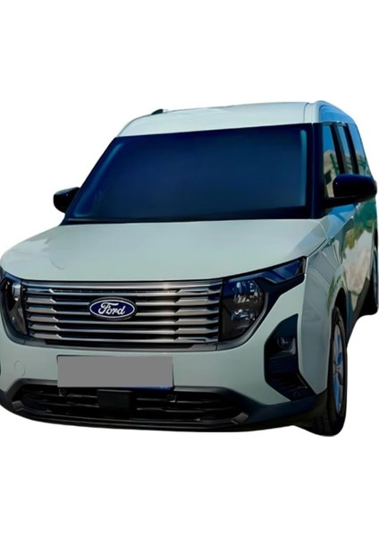 Ford Tourneo Courier Krom Ön Panjur 8 Prç 2024 ve Üzeri Paslanmaz Çelik