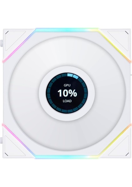 Unı Fan Tl-Lcd Reverse 1X120MM Beyaz Kasa Fanı (G99.12RTLLCD1W.00)