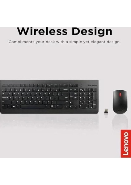Kablosuz Klavye ve Mouse Siyah