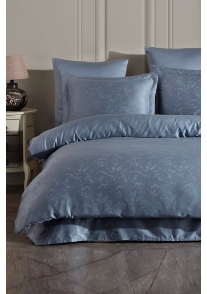 Liyosel Jakar Nevresim Takımı King Size (Battal Boy) - Eva Indigo fiyatları
