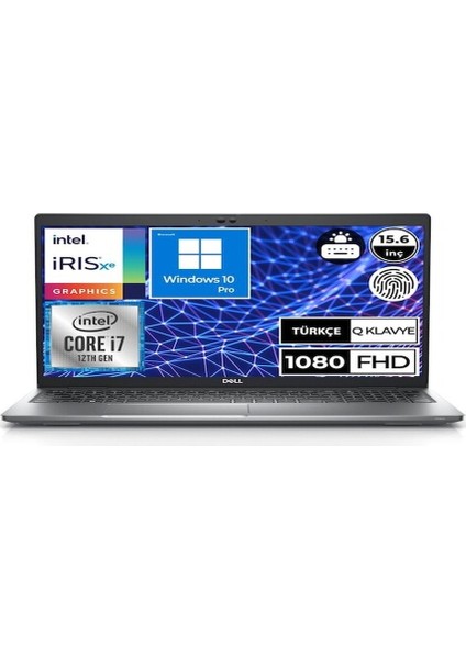 Latitude 5530 N212L553015EMEA_W04 I7-1255U 32 GB 1 Tb SSD 15.6\" W10P Fhd Dizüstü Bilgisayar