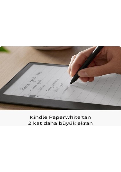 Kindle Scribe 16GB Premium Pen 2024 - Tungsten Siyah