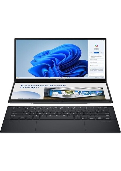 Zenbook Duo UX8406MA-PS99T Ultra 9 185H 32 GB 1 Tb SSD 14\" W11H OLED Çift Ekran Dizüstü Bilgisayar