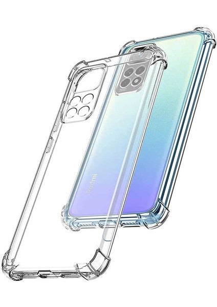 Xiaomi Redmi Note 11 Pro 5g Kılıf Şeffaf Sert Korumalı Kamera Korumalı Nitro Anti Shock Silikon