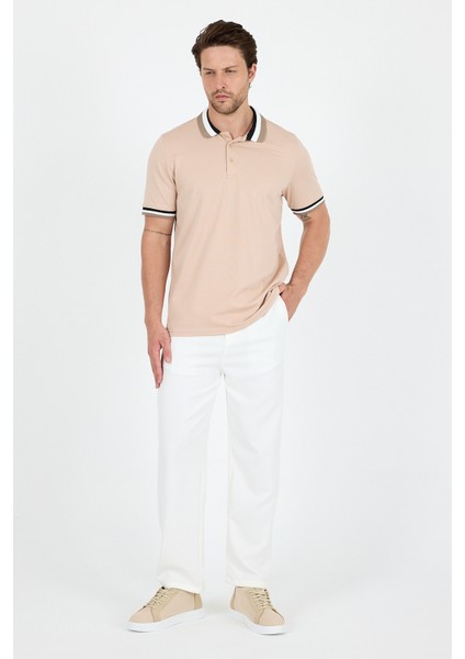 Erkek Amerikan Stil Polo Yaka T-Shirt Rahat Kesim, Yazlık Spor Tişört 5030