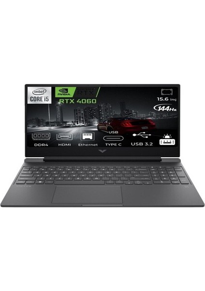 Victus Gaming 15 B03C7EA02 I5-12500H 40 GB 512 GB SSD RTX4060 15.6\" Dos Dizüstü Bilgisayar