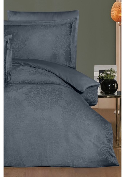 Liyosel Jakar Nevresim Takımı King Size (Battal Boy) - Nothingham Antrasit