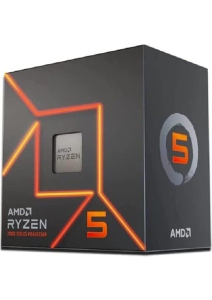 Ryzen™ 5 7600 Masaüstü Işlemci (6 Çekirdekli/12 Dişli, 38 MB Önbellek, Maksimum 5,2 Ghz'e Kadar)