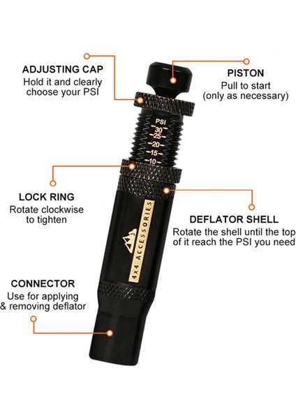 Ayarlanabilir Otomatik Durdurmalı Lastik Hava Söndürme Valfi Takımı (10-30 Psı) (Yurt Dışından) modelleri