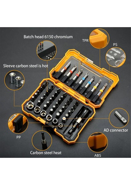 Matkap Ucu Seti 50 Adet Elektrikli Tornavida Matkap Ağaç Işleme Matkap Uçları (Yurt Dışından)