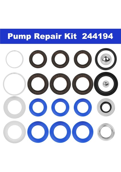 244194 Pompa Tamir Takımı Havasız Boya Püskürtme Makinesi Aksesuarları 295 390 (Yurt Dışından) modelleri
