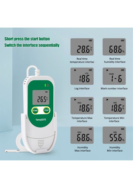 TEMPG07S Sıcaklık ve Nem Kaydedici (Yurt Dışından) indirimleri