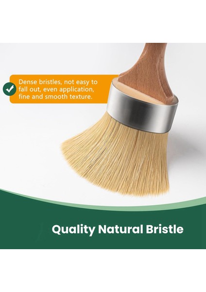 3 Paket Tebeşir Boya Fırçası, Balmumu Boya Fırçası, Ahşap Için Tebeşir Boya Fırçaları (Yurt Dışından) indirimleri