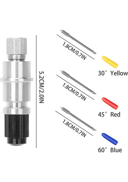 Graphtec CB09 CB09U Silhouette Cameo Tutucu 20 Adet Bıçaklı Kırmızı (Yurt Dışından) modelleri