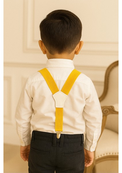 Erkek Bebek / Çocuk Papyon ve Pantolon Askısı Seti 0-6 Yaş Erkek Çocuk Şık Kombin ( 14 Renk ) fiyatları