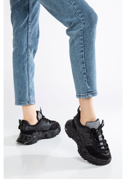 Kadın Kalın Taban Spor Sneaker Ayakkabı