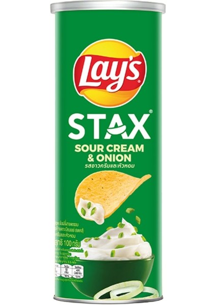 Stax Sour Cream & Onion 100 gr